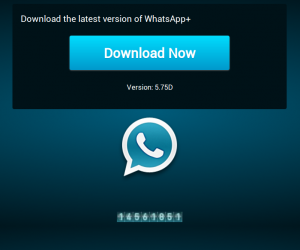 Screenshot WhatsApp Plus sito Internet